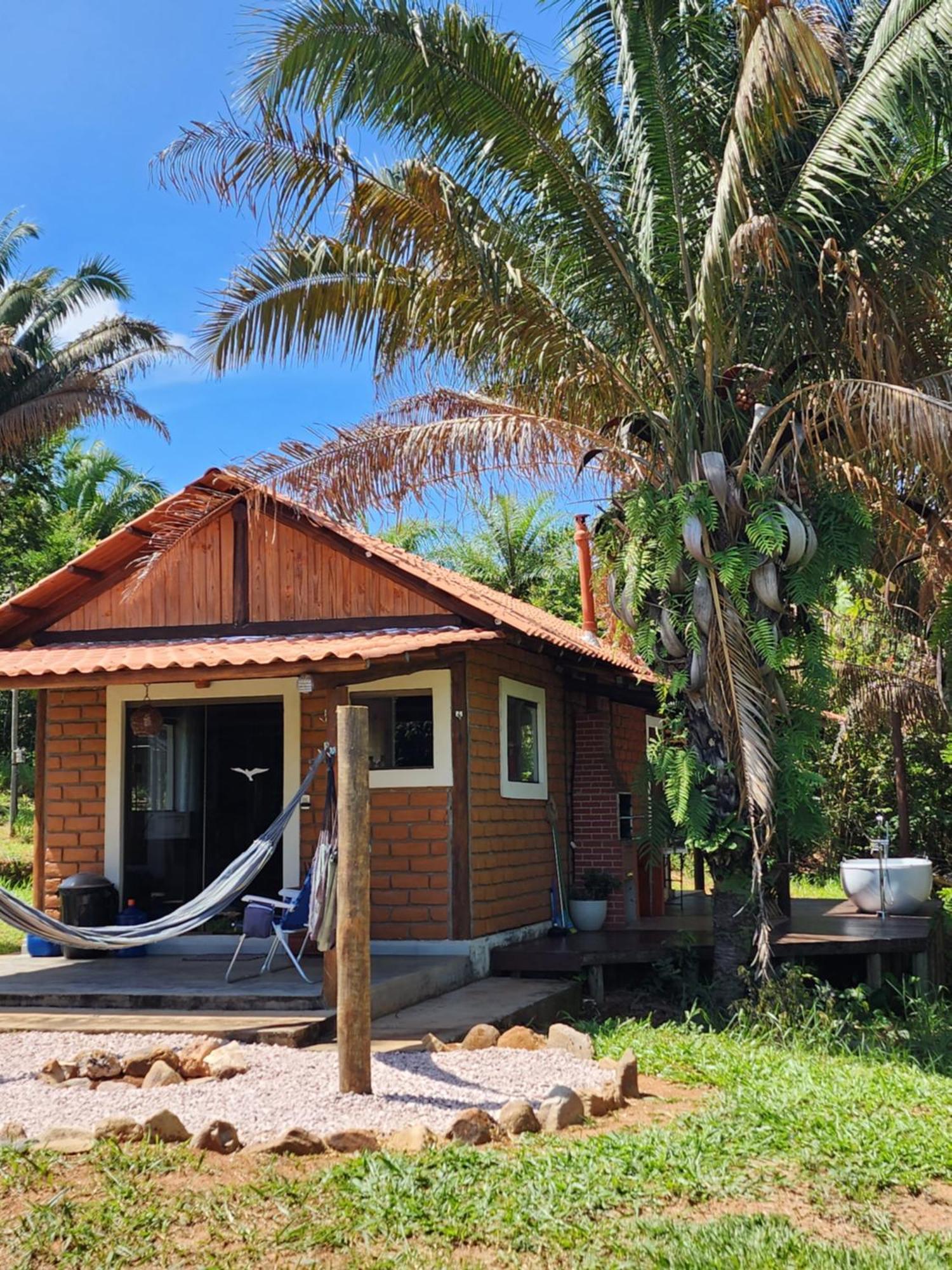 Alto Paraíso de Goiás Refugio No Meio Da Natureza - Chale Pe De Serra מראה חיצוני תמונה